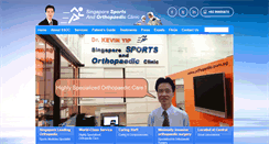 Desktop Screenshot of orthopedic.com.sg